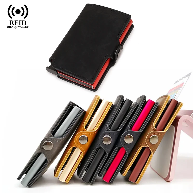 Passport Holder Rfid - Schlanke Visitenkartenhalter Männer Brieftasche Metall Rfid
