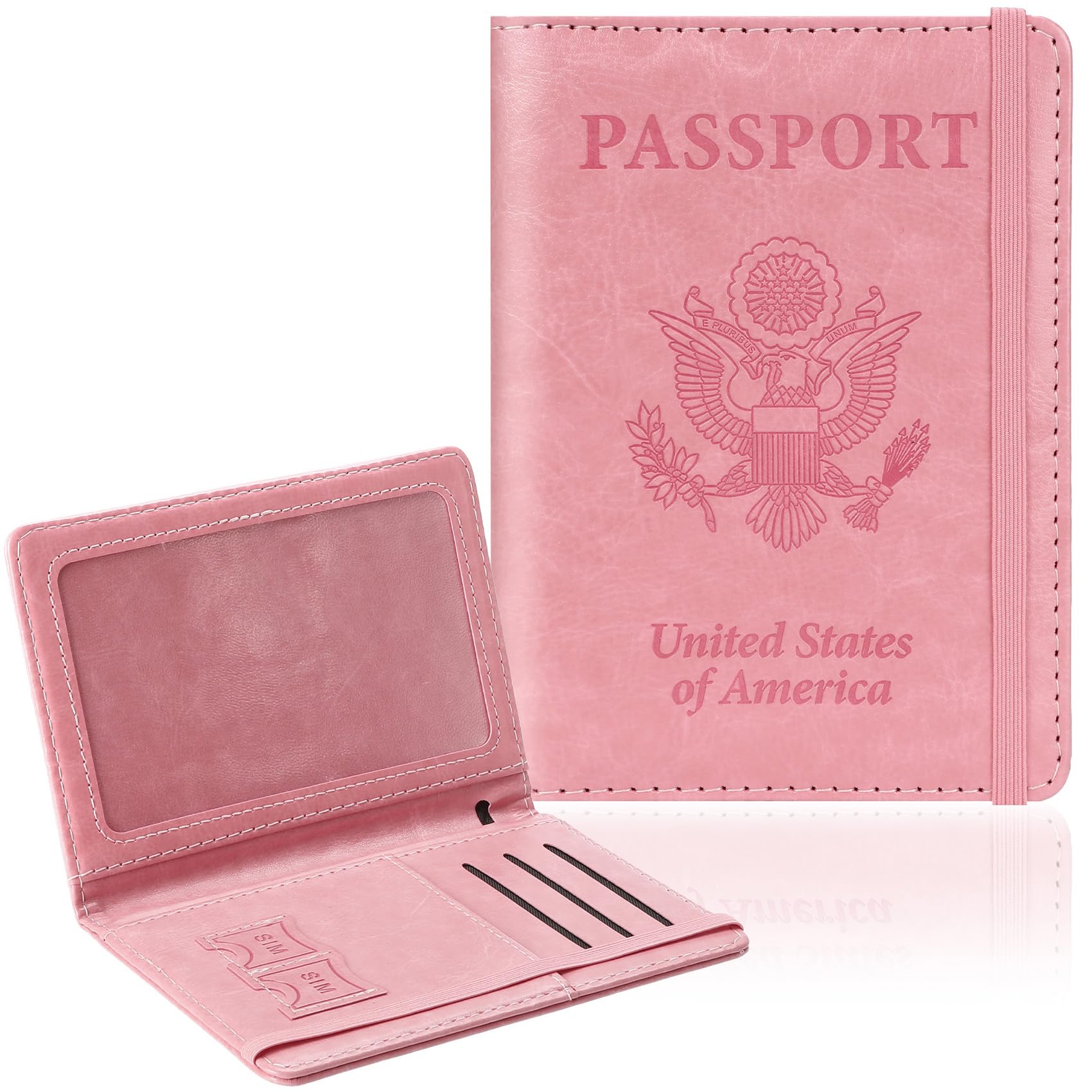 Travel Accessories In Bulk - Reisepass-Etui, RFID-Schutz Reisepasshülle, Reisepass-Brieftasche für Damen,