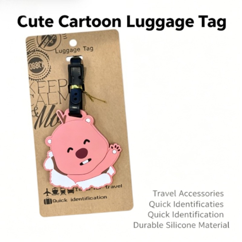 Travel Accessories Toddler - Kawaii Pororo Loopy Beaver Gepäckanhänger, Niedlicher