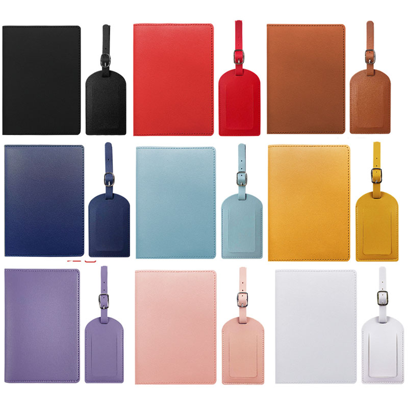 Travel Accessories In Bulk - Reise PU Reisepass Abdeckung Gepäck Tags