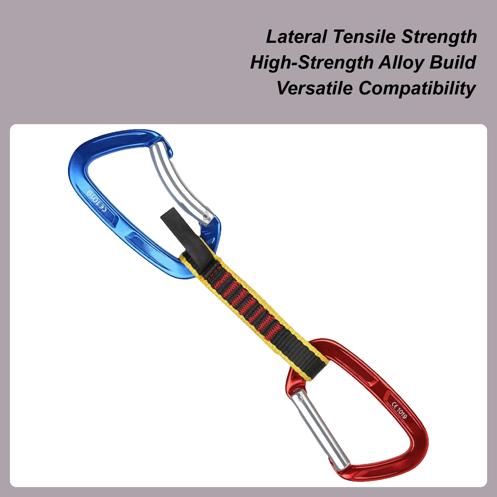 Travel Accessories Drawing - Quick Draw Karabiner Karabiner Zubehör zum