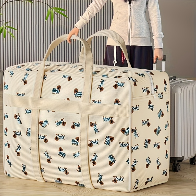 Travel Accessories Logo - 1 Stück Faltbare Gepäck-Organizer-Tasche mit Niedlichem