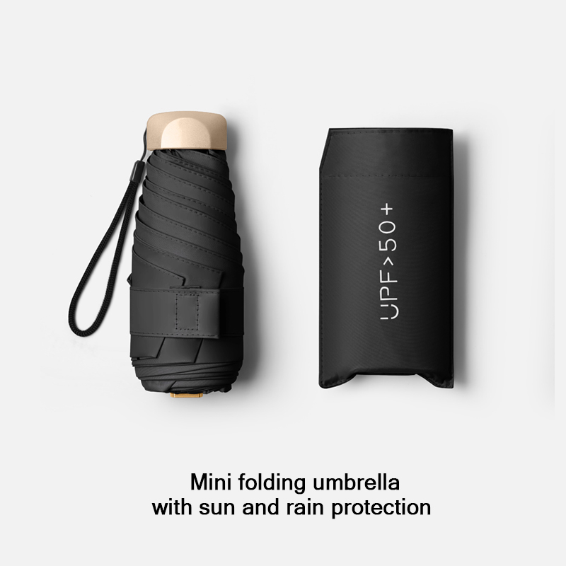 Travel Umbrella Compact - Kompakter faltbarer Regenschirm, modischer Mini-Sonnenschirm, tragbarer