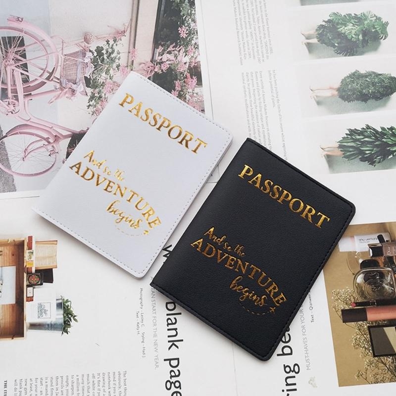 Travel Accessories Gifts For Men - Liebespaar, PU-Leder, Reisepass für Koffer, Gepäckanhänger,