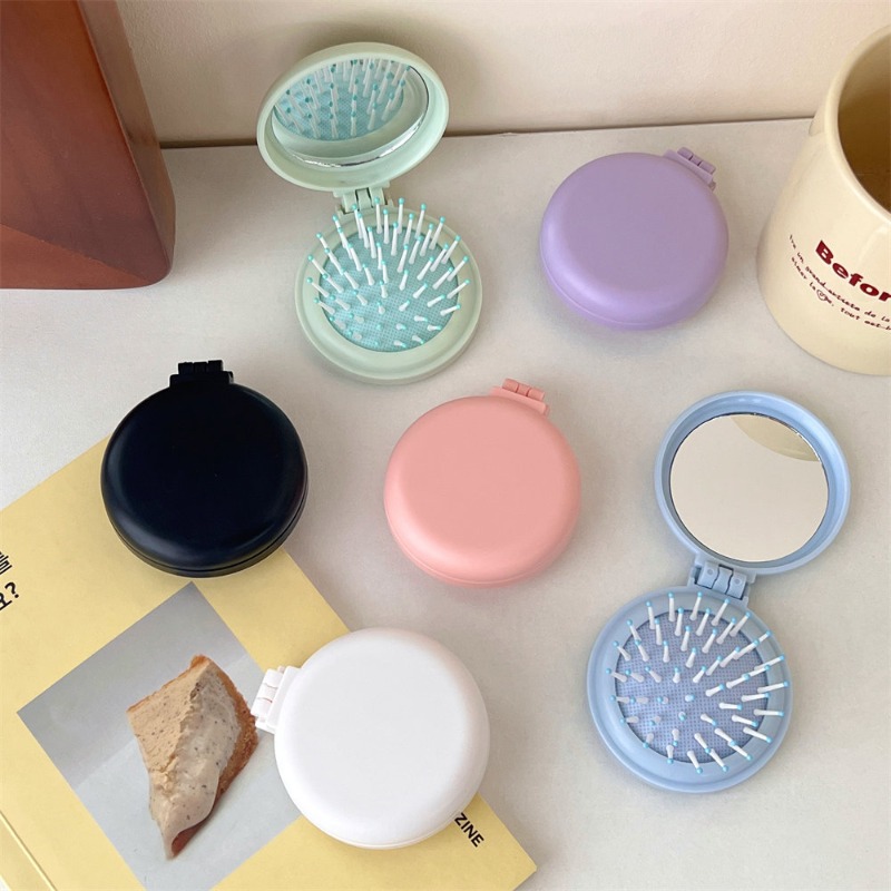 Travel Accessories For 4 Year Old - 1-teilige tragbare Mini-Reise-Haarbürste für Kinder und
