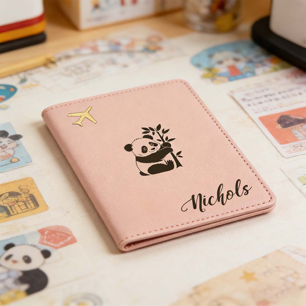 Travel Accessories Gifts For Men - 1 Stück Personalisierte Passhülle mit Namen,