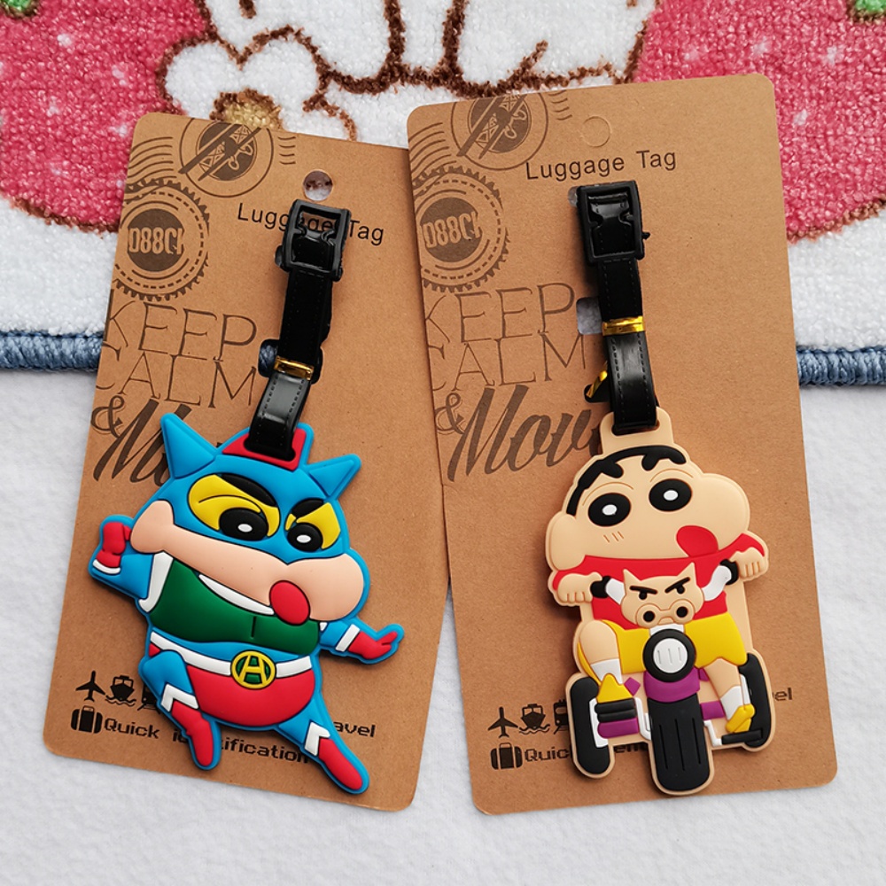 Travel Accessories In Japan - Hot Crayon Shin-chan Gepäckanhänger aus PVC,