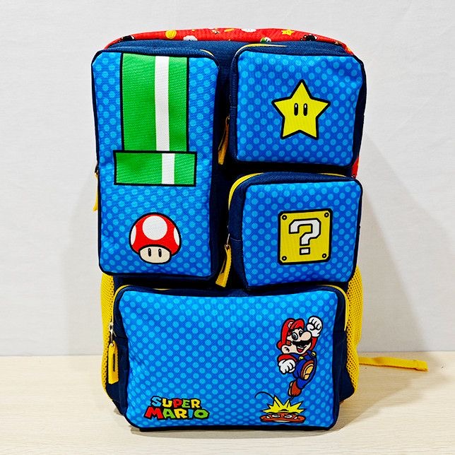Travel Accessories Toddler - Cartoon Mario Rucksack Niedlicher Kinder-Schulranzen mit