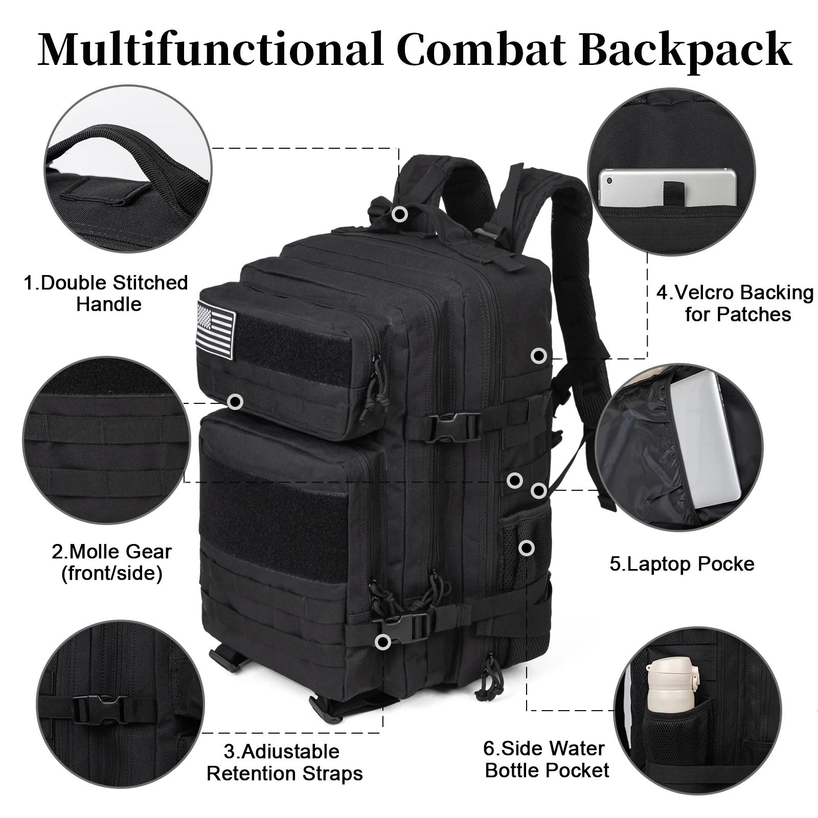 60L Militär-Taktikrucksack für – Travel Accessories Men Bewertung und Preis