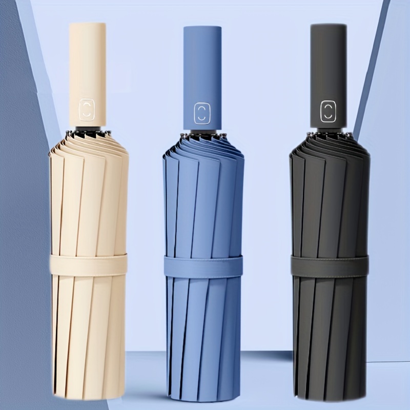 Verstärkter 24-Knochen-Regensc – Travel Umbrella Compact Bewertung und Preis