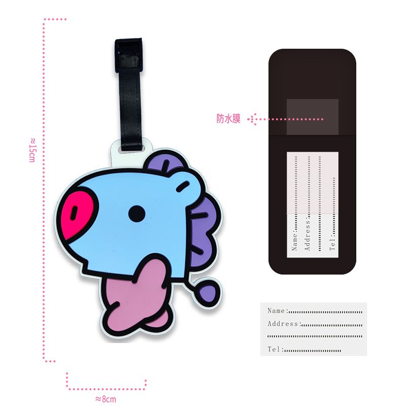 BT21 Cartoon-Schlüsselanhänger – Travel Accessories Set Bewertung und Preis