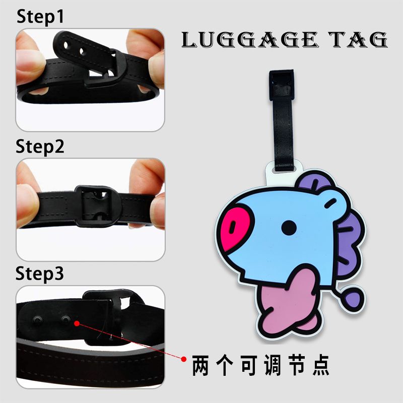 BT21 Cartoon-Schlüsselanhänger – Travel Accessories Set Bewertung und Preis