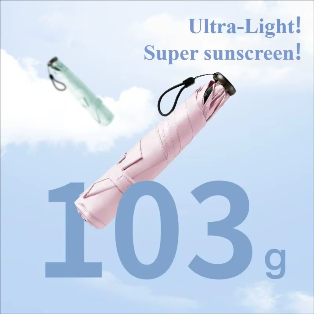 Neuer faltbarer manueller Sonn – Travel Umbrella Compact Bewertung und Preis