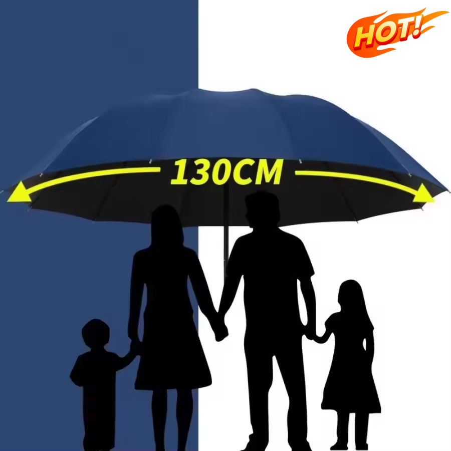 130 cm extra großer faltbarer  – Travel Umbrella Compact Bewertung und Preis