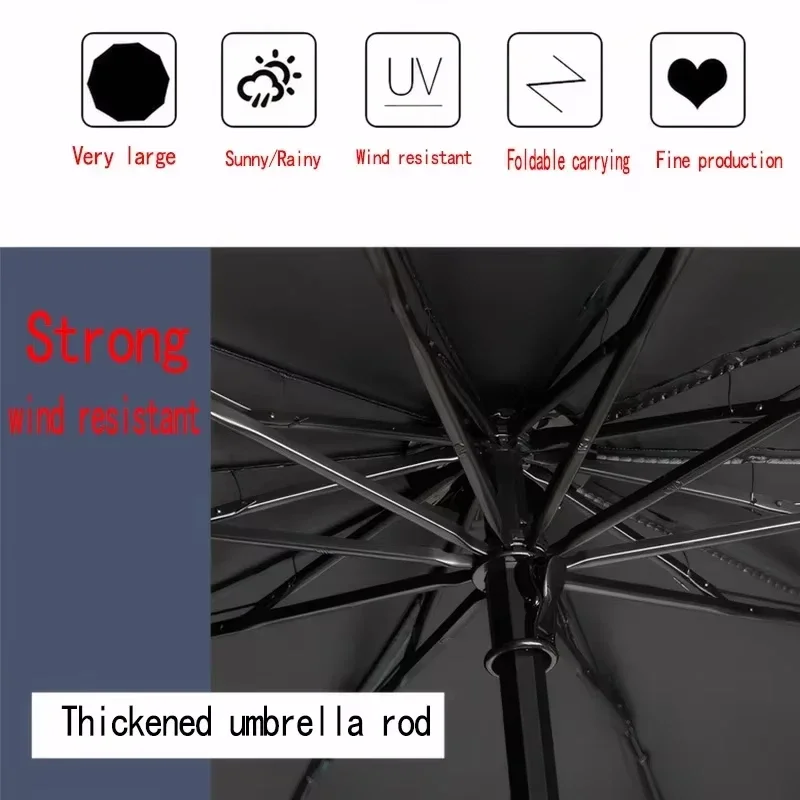 130 cm extra großer faltbarer  – Travel Umbrella Compact Bewertung und Preis