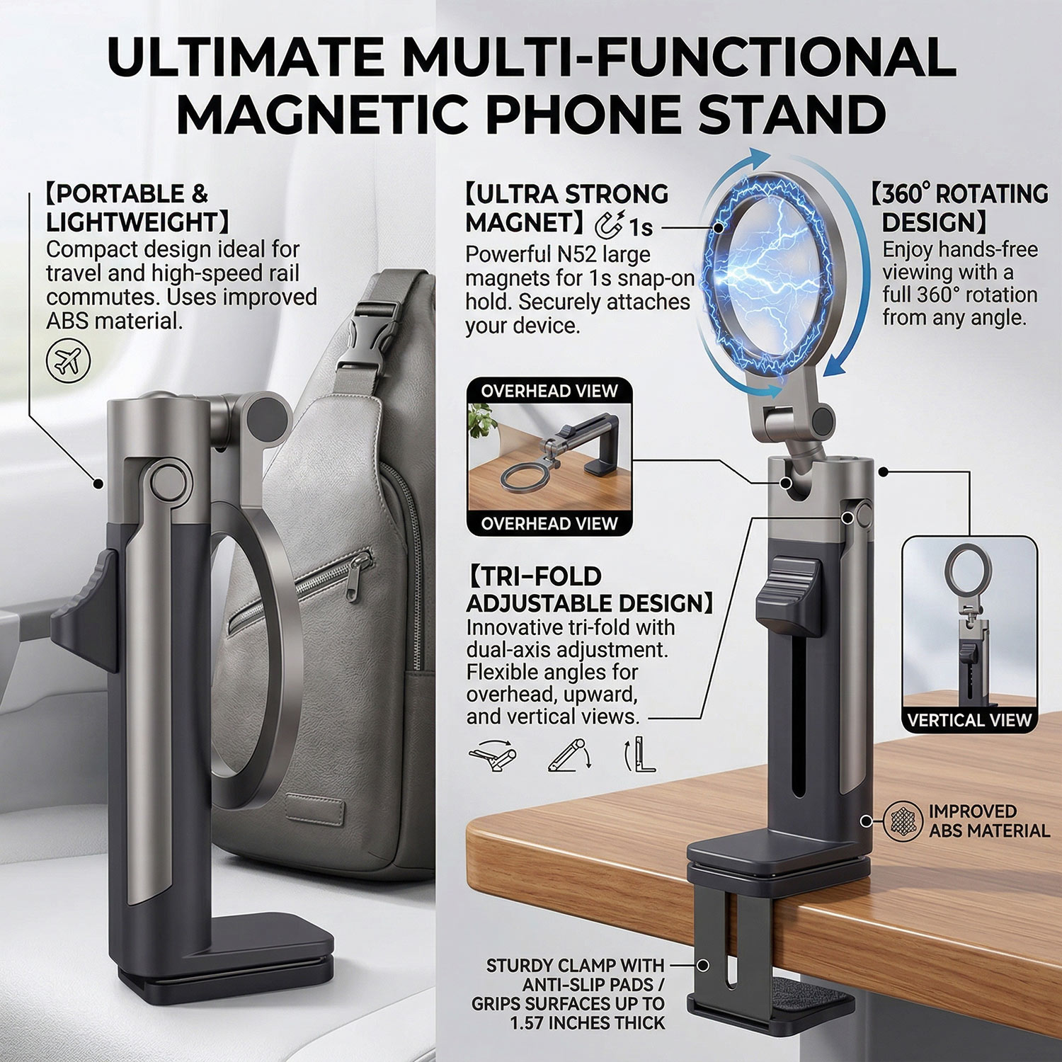 Verstellbarer Universeller Mag – Phone Holder Airplane Bewertung und Preis